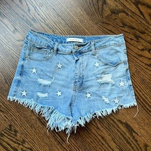 Star Jean Shorts